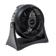 Comfort Zone CZHV8T 8" 3 velocidades, ventilador de mesa montado na parede com inclinação ajustável de 180 graus, preto - imagem 1