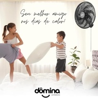 Ventilador de Parede Dômina 60cm Preto Bivolt - Potente, Silencioso e Moderno - imagem 4