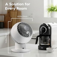 Ventilador Oscilante Compacto WOOZOO PCF-SC15 com Controle Remoto - Branco - imagem 3