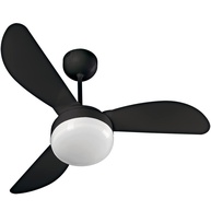 Ventilador de Teto Ventisol Fênix Black Inverter com Controle Remoto e 2 Lâmpadas LED - Bivolt - imagem 1