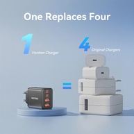 Vention 30W GaN: Carregador Rápido USB-C - imagem 4