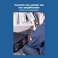 Cabo P2 Estéreo para RCA Blindado Vention 1m - Áudio Hi-Fi para Mesas e Som - imagem 3