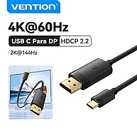 vention-usb-c-para-displayport-4k-60hz-conexao-uhd-simples-e-rapida