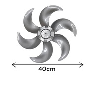 Hélice para Ventilador Ventisol 40cm 6 Pás Prata - Alta Performance - imagem 3