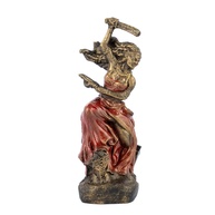 Escultura Iansã Dança dos Ventos Vintage em Resina 12 cm - Decore com Estilo Afro-Brasileiro - imagem 1