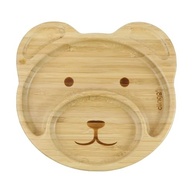 Prato de Bambu com Ventosa Clingo Urso - Seguro, Sustentável e Antiderrapante para Bebês - imagem 2