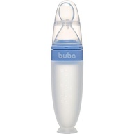 Colher Dosadora em Silicone com Ventosa Azul - Segura, Higiênica e Prática para Bebês - imagem 2