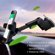 Suporte Universal Carro Ventosa 360° Braço Telescópico - Segurança e Praticidade - imagem 3