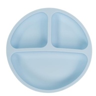 Prato de Silicone com Ventosa para Bebê - Seguro, Antiderrapante e Livre de BPA | Pippo Azul - imagem 2