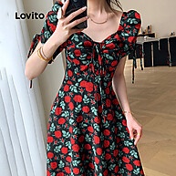 Vestido Floral Lovito: Elegância Casual de Verão - imagem 2