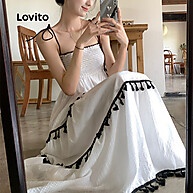 Vestido Boho com Franjas e Babados na Bainha – Estilo Verão - imagem 2