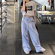Calça Listrada Lovito com Cordão – Estilo Verão - imagem 2