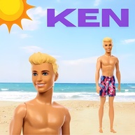 Ken de Praia Barbie Tye-Dye: O Boneco Articulado que Anima o Verão! - imagem 2