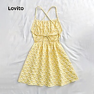 Vestido Lovito Jacquard: Elegância Casual para o Verão - imagem 2