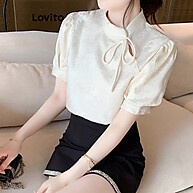 Lovito Blusa Casual com Fivela – Estilo e Conforto para o Verão - imagem 2