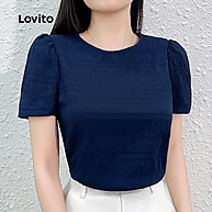 Blusa Lovito Jacquard: Elegância para o Verão - imagem 2