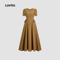 Vestido Lovito Marrom: Elegância para o Verão - imagem 2