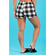 Shorts de Pijama Feminino Xadrez Preto: Conforto e Estilo para o Verão - imagem 1