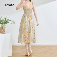 Vestido Boho Lovito: Estilo Floral para o Verão - imagem 2