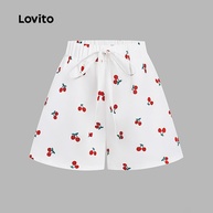 Shorts Feminino Lovito: Frutas e Laços para o Verão! - imagem 2