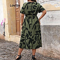 Vestido Plus Size Floral Lovito – Elegante e Confortável para Verão - imagem 2