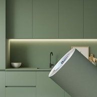 Adesivo Vinil Verde Oliva Frosty Jateado Opaco 2m x 70cm - Transforme Móveis e Paredes com Estilo Sofisticado - imagem 2