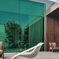 Insulfilm Decorativo Verde Espelhado: Transforme Sua Casa com Estilo e Privacidade - imagem 3