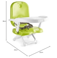 Cadeira de Alimentação Multmaxx Portátil e Compacta com 5 Regulagens de Altura - Verde - imagem 4