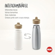 Copo NUK Mini-Me Flip 500ml 2 em 1 – Verde | Bocal Natural e Antivazamento - imagem 5