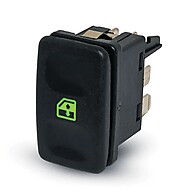 Botão Vidro Elétrico Gol Quadrado: Original e Verde! - imagem 2
