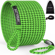 Corda de Reboque para Tubos 4K: Segurança e Durabilidade em Verde e Preto - imagem 1