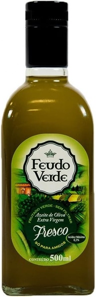 Azeite De Oçlivra Extra Virgem Feudo Verde 500nl - imagem 1