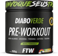 FTW Pré-Treino Diabo Verde - Energia Extrema, Força e Foco - Potência Hardcore com Cafeína, Beta-Alanina - Para Treinos Intensos - sabor: Arco Iris - Pote 150g - imagem 1
