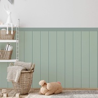 Adesivo de Parede Infantil Cerca Ripada Verde - Decoração Segura e Divertida para Quartos de Criança - imagem 1