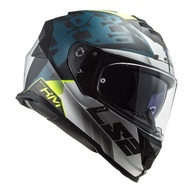 Capacete LS2 FF800 Storm Sprinter Preto, Cinza e Verde - Segurança e Estilo para Sua Aventura - imagem 5