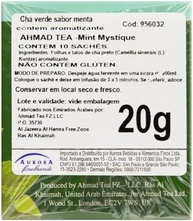 Ahmad Tea London Chá Verde Mint Mystique 10 Unidades De 20G - imagem 4