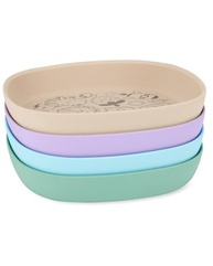 Prato Infantil de Silicone Zoo Verde Skip Hop - Design Divertido e Seguro para Refeições Saudáveis - imagem 4