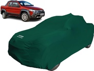 Capa de Tecido Premium para Fiat Strada Cabine Dupla - Proteção Verde Elegante - imagem 1