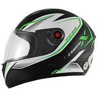 Capacete Moto Fechado Fokker Carbon X Fosco Verde - Segurança e Estilo Premium - imagem 4