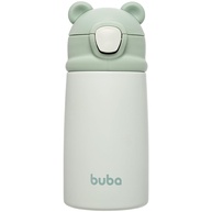 Copo Térmico Buba Ursinho Verde 320ml - Parede Dupla com Canudo Silicone - imagem 1