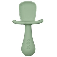 Kit Talheres de Silicone Seguro para Bebês - Buba Verde - imagem 4