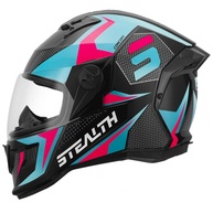 Capacete Pro Tork Stealth Concept Brilhante Verde/Rosa - Segurança e Estilo para Você (Tam. 62) - imagem 1