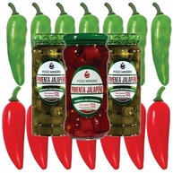 Pimentas Jalapeño 2 Verdes e 1 Vermelha em Conserva 350g - imagem 3