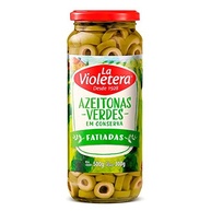 Azeitonas Verdes Em Conserva Fatiadas La Violetera 320g - imagem 1