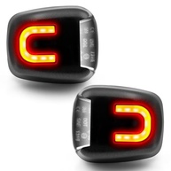 Luzes de Placa LED U-Shape Vermelha para Nissan Frontier, Armada, Titan, Xterra e Suzuki Equator - Brilho e Estilo - imagem 2