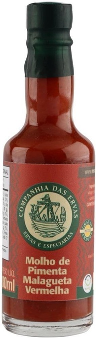 Companhia das Ervas Molho De Pimenta Malagueta Vermelha - imagem 1
