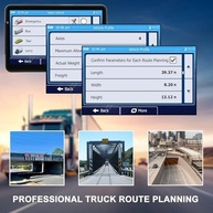 Navegador GPS Automotivo 7" Touchscreen - Mapas 2025, Voz, Alertas de Velocidade e Luz Vermelha - imagem 5