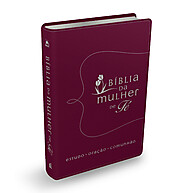 Bíblia da Mulher de Fé NVI – Couro Soft Vermelha - imagem 2