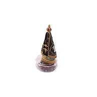 Terço Nossa Senhora Aparecida 10 cm em Resina com Contas Vermelhas - Decoração e Devoção - imagem 4
