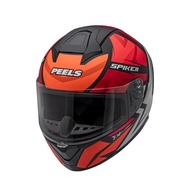 Capacete Peels Spike 2 1ST Preto Fosco Vermelho: Segurança e Estilo para Todos! - imagem 3